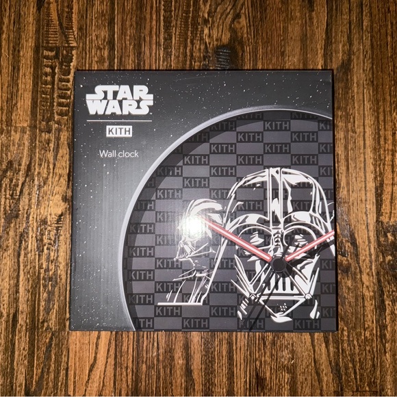 KITH x Star Wars Darth Vader Monogram Wall Clock